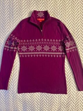 Krimson Klover 1/4 zip merino top